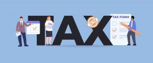 Tax Paying Text Composition